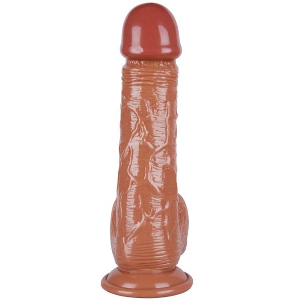 Kahverengi Realistik Kılıç Dildo 26 cm